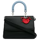 Bolso satchel Dior Be Dior tricolor mediano negro negro