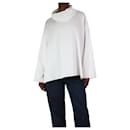 White roll-neck oversized shirt - size XS - The row