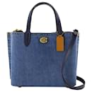 Weide 24 Shopper-Tasche – Coach – Canvas – Blau