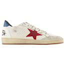 Ball Star Sneakers - Golden Goose Deluxe Brand - Leather - White