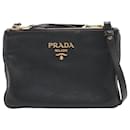 Black Vitello Phenix shoulder bag - Prada