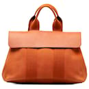 Hermes Orange Toile et Swift Valparaiso PM - Hermès