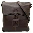 Loewe Brown Leather Crossbody Bag