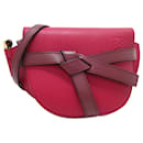 Loewe Pink Mini Gate Crossbody Bag