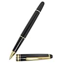 CANETA MONTBLANC MEISTERSTUCK ROLLERBALL CLASSIC GOLD RESIN MB132457 Caneta - Montblanc