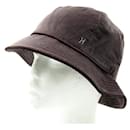 NUEVO SOMBRERO BOB TALLA HERMES 54 GORRA DE ALGODÓN TAUPE NUEVA GORRA DE ALGODÓN - Hermès