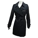 IMPERMEABLE BURBERRY MANTEAU THE CAMDEM 40 M 2850 COTON NOIR TRENCH COAT - Burberry