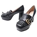 GUCCI MALAGA KID MARMONT SHOES 573020 Shoes 36.5 Item 37.5 FR SHOES - Gucci