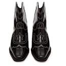 GANNI black Meg 50 Leather ankle boots - Ganni