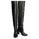 Maje Leather Over the Knee Boots