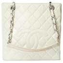 CHANEL Petite Shopping Tote Bag in Beige Leather - 101699 - Chanel