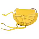 Loewe Gate yellow leather bag