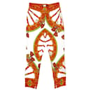 Dolce And Gabbana Multicolor Printed Pants - Autre Marque
