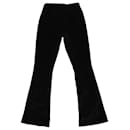 Black Velvet Le High Flare Trouser - Frame Denim