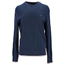 Mens Tipped Cotton Crew Neck Jumper - Tommy Hilfiger