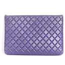 Chanel timeless clutch in blue
