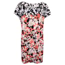Hugo Boss Donisa Floral Sheath Mini Dress in Multicolor Polyester