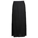 Pleats Please Pleated Maxi Skirt in Black Polyester