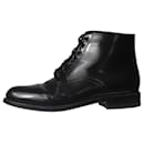 Black leather boots - size EU 38 - Céline