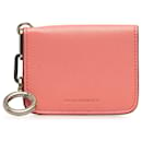 Burberry Pink Leather Card Holder