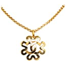 Collana con pendente Chanel CC in oro