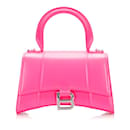 Bolso satchel XS Balenciaga Hourglass rosa