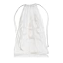 White Bottega Veneta Cotton Mesh Drawstring Bag Liner