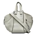 White Loewe Small Hammock Bag Satchel