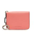 Pink Burberry Leather Card Holder