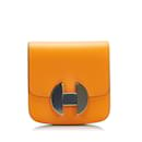 Hermès arancione 2002 portafoglio