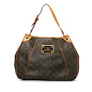 Brown Louis Vuitton Monogram Galliera PM Shoulder Bag