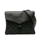 Black Louis Vuitton Taigarama Outdoor Flap Messenger Crossbody Bag