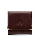Cartier Must Line Coin Purse  Leather Coin Case in Good condition