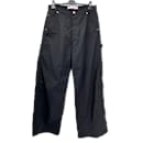 OFF-WHITE  Trousers T.International L Polyester - Off White
