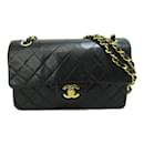 Chanel  Small Classic Double Flap Bag  Leather Crossbody Bag in Fair condition