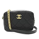 Borsa a tracolla in pelle Chanel CC Caviar Melody Camera Bag in condizioni eccellenti