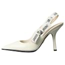 White J'Adior slingback pumps - size EU 37 - Christian Dior
