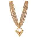 Louis Vuitton Essential V Mehrsträngige Halskette aus unedlem Metall
