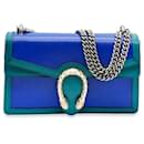 Bolsa pequena Dionysus em couro de bezerro Gucci Azul Verde