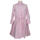 Pink Poplin Shirt Dress - Alaïa