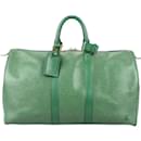 Louis Vuitton Green Epi Leather Keepall 45
