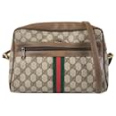 Gucci Brown GG Supreme Ophidia Crossbody Bag