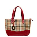 Haymarket Check Canvas Handbag - Burberry