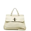 Gucci Medium Bamboo Daily Leather Handbag Leather Shoulder Bag 392013 in Good condition