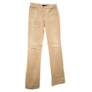 Pantaloni jeans ROBERTO CAVALLI color sabbia cotone - Roberto Cavalli