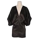 GESTUZ black mini dress, wide kimono sleeves size S - Gestuz