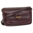 GUCCI Umhängetasche Leder Rot Auth am5604 - Gucci