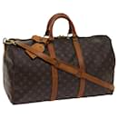 Louis Vuitton Monogram Keepall Bandouliere 50 Boston Bag M.41416 LV Auth 62727