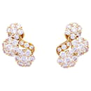 Boucles d'oreilles Van Cleef & Arpels "Snowflake" or jaune, diamants. - Autre Marque