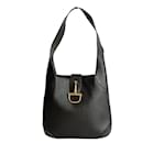 Céline Céline vintage black leather shoulder bag